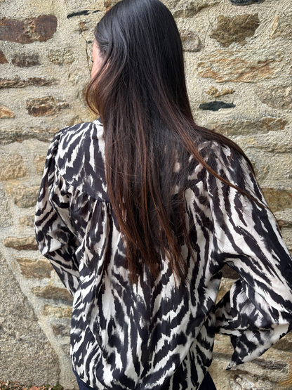 Chemise Oversize Noir et Blanche