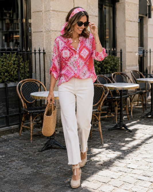 Chemise Pink Bandana