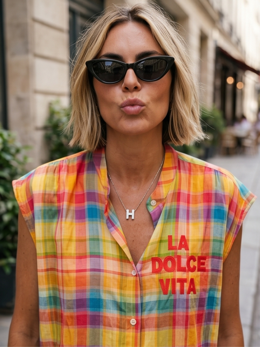 Chemise Riviera - Tartan Coloré