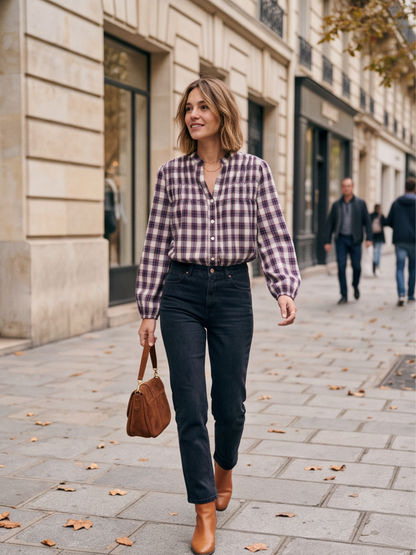 Chemise Roselyne - Grands Carreaux Smocks