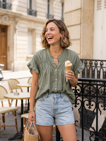 Chemise Sara - Coton décontracté