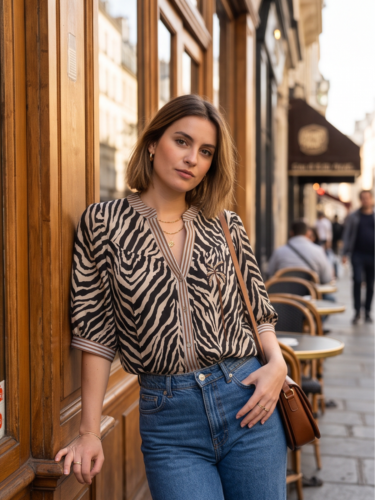 Chemise Sidonie - Zèbre Bleu Jean