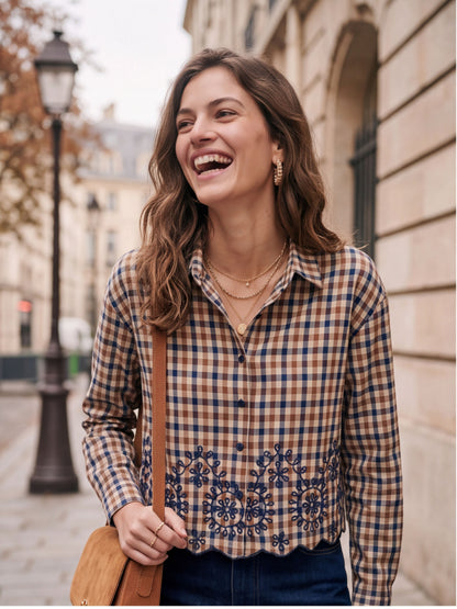 Chemise Tess - Ourlet Festonné
