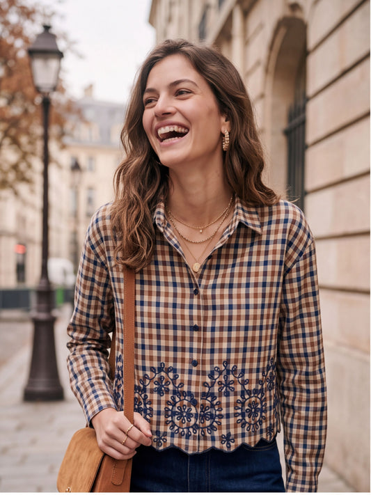 Chemise Tess - Ourlet Festonné