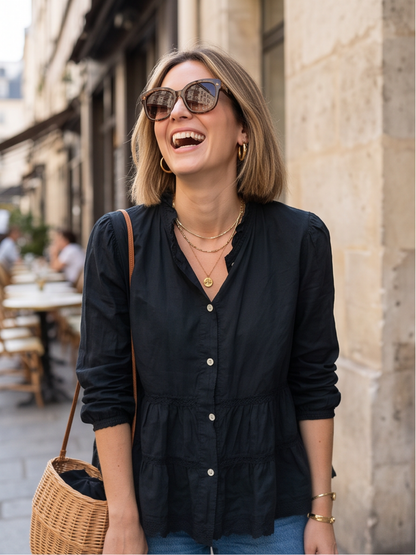 Chemise Valentine - Coton Brodé