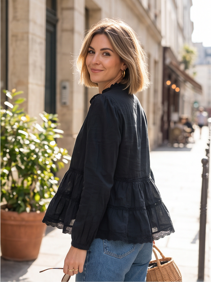 Chemise Valentine - Coton Brodé