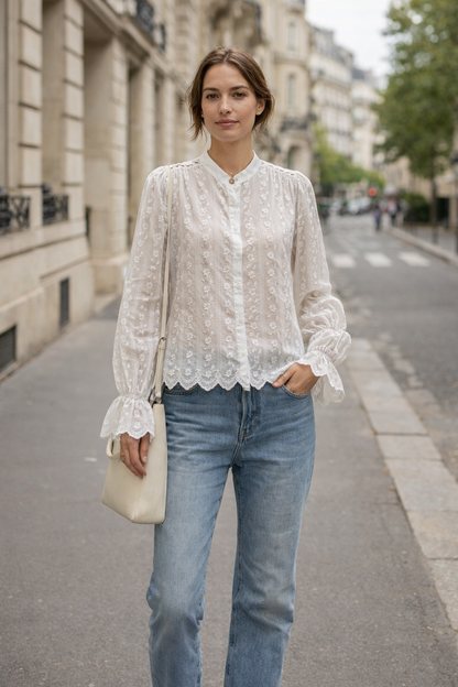 Chemise Broderie Romantique