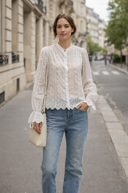 Chemise Broderie Romantique