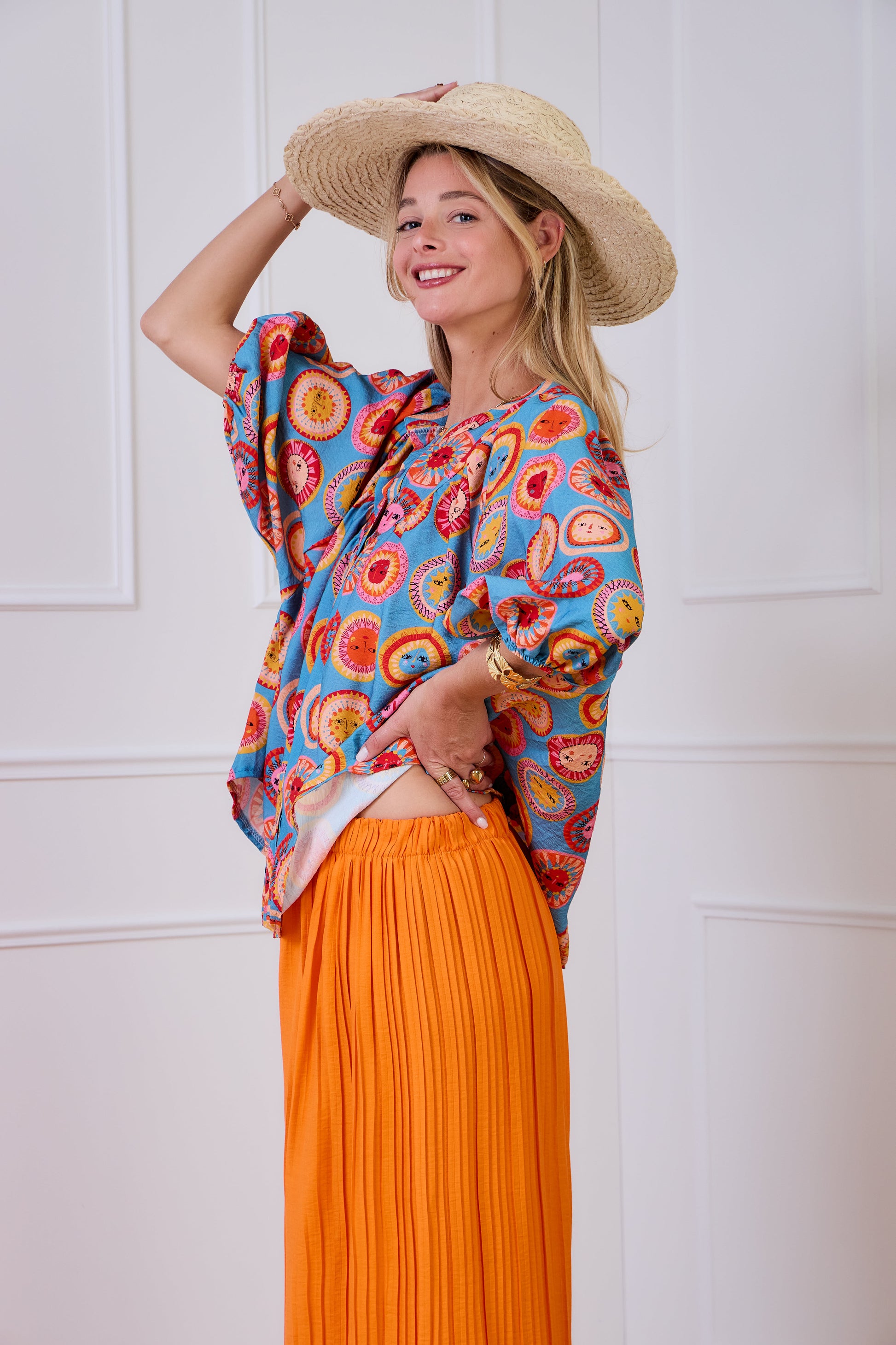 Chemise fluide imprimée