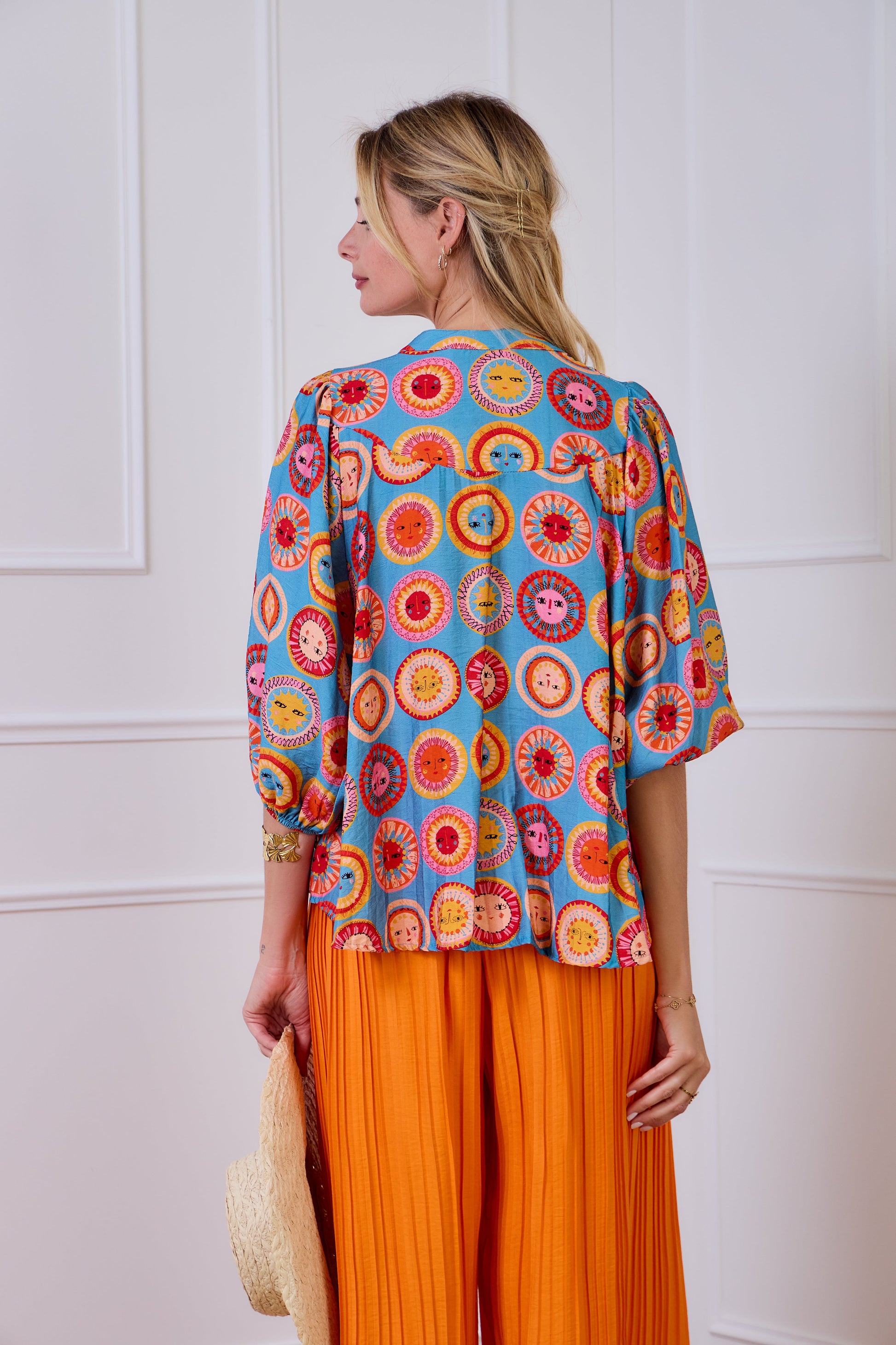Chemise fluide imprimée