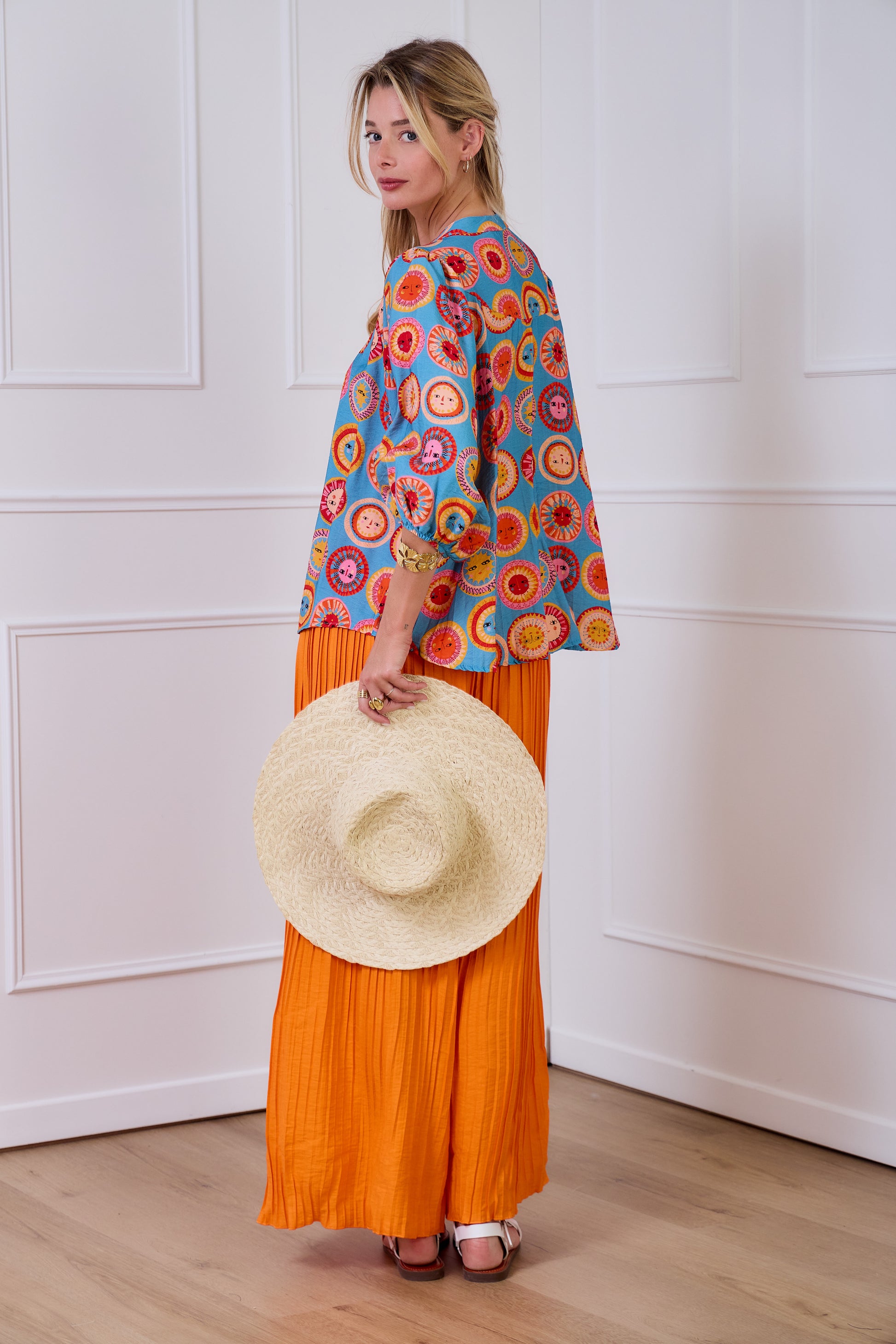 Chemise fluide imprimée