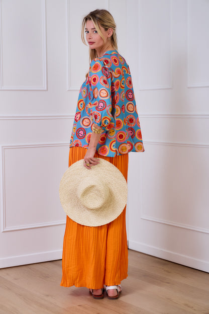 Chemise fluide imprimée