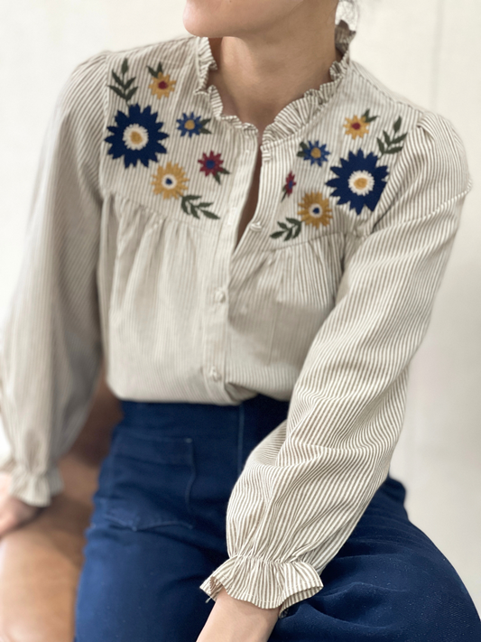 Chemise Rayures Fines