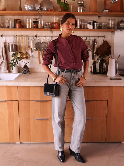 Chemise Tendance Bordeaux