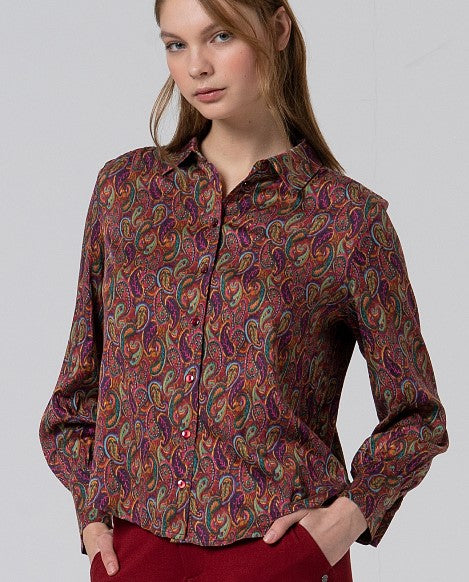 Chemisier Imprimé Paisley