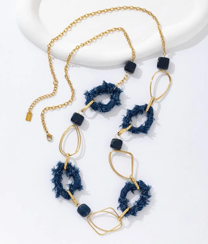 Collier Long Graphique