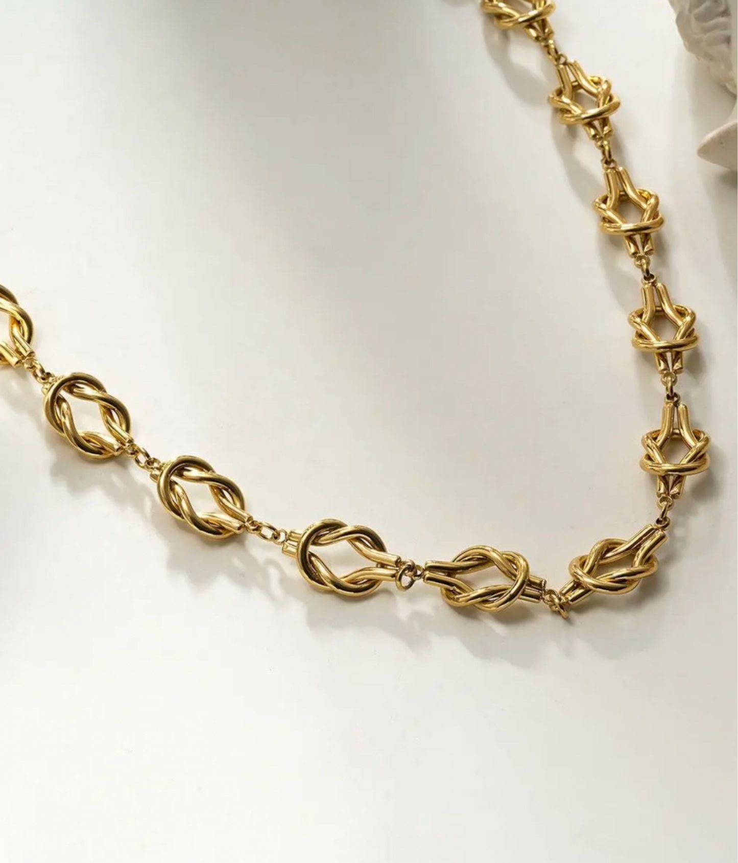 Collier Torsadé Doré