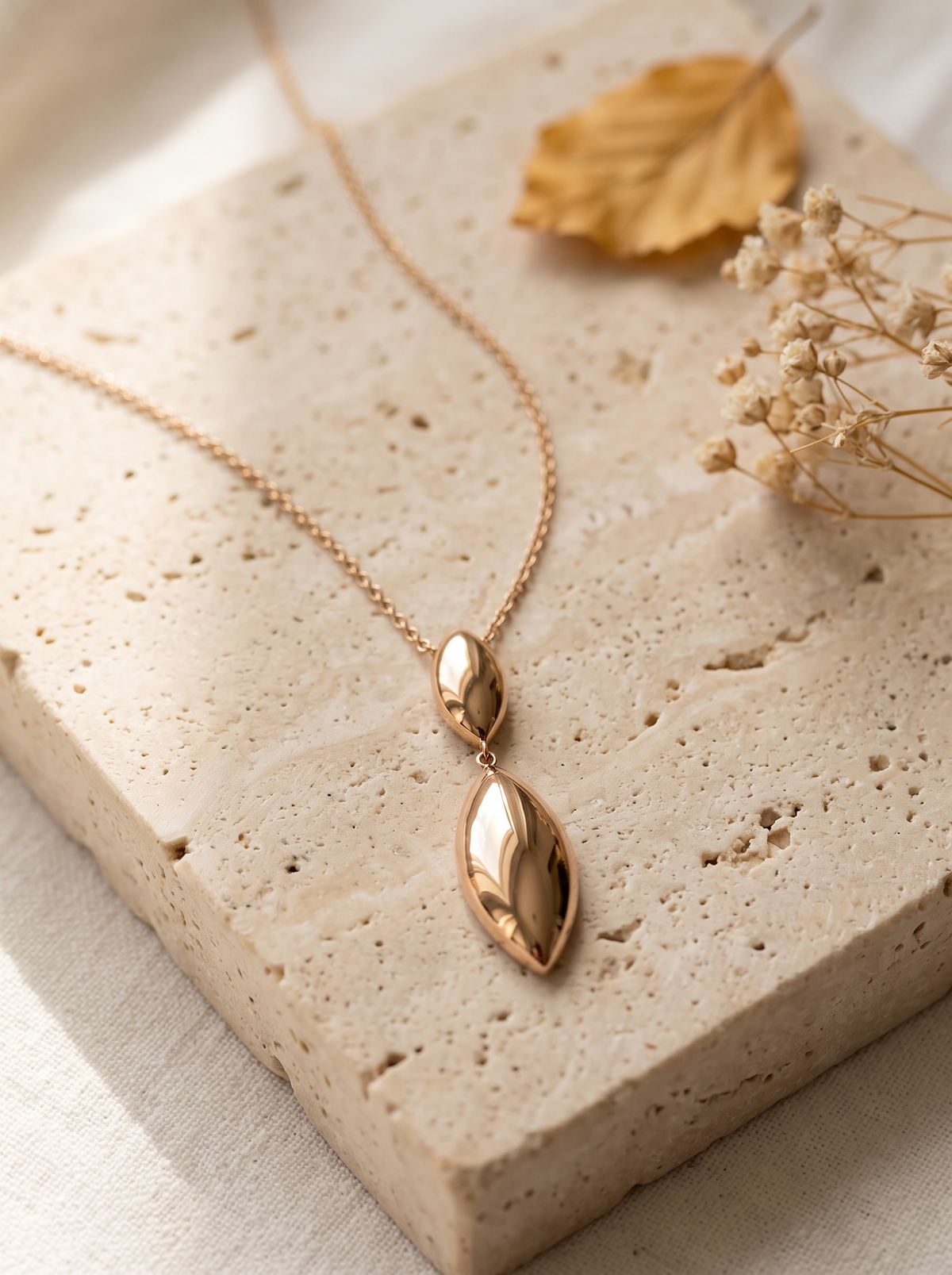 Collier Chaîne Fine - Doré