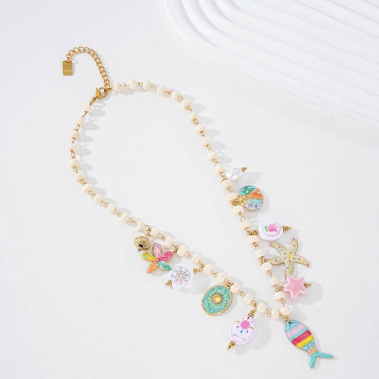 Collier Pampilles Pastel