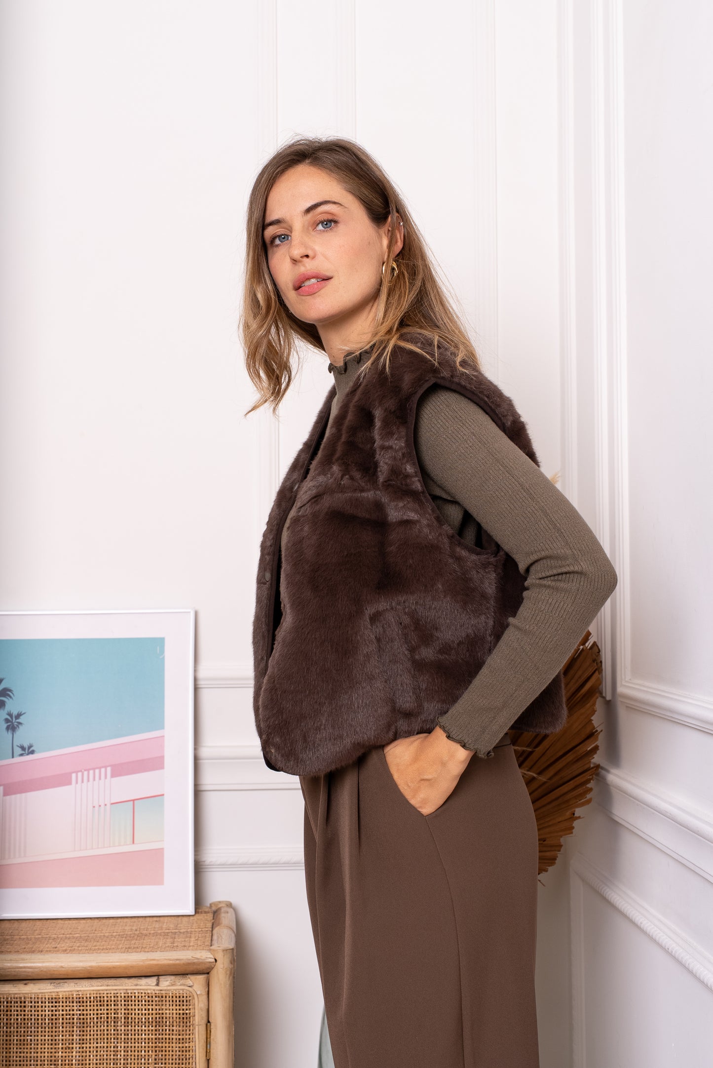 Gilet Peluche Trendy