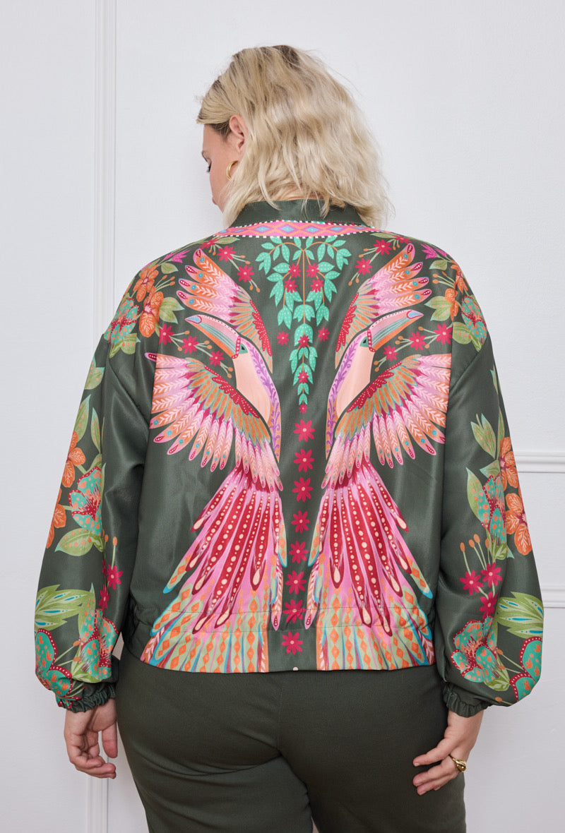 Veste Imprimé Exotique - TU du 44 au 50