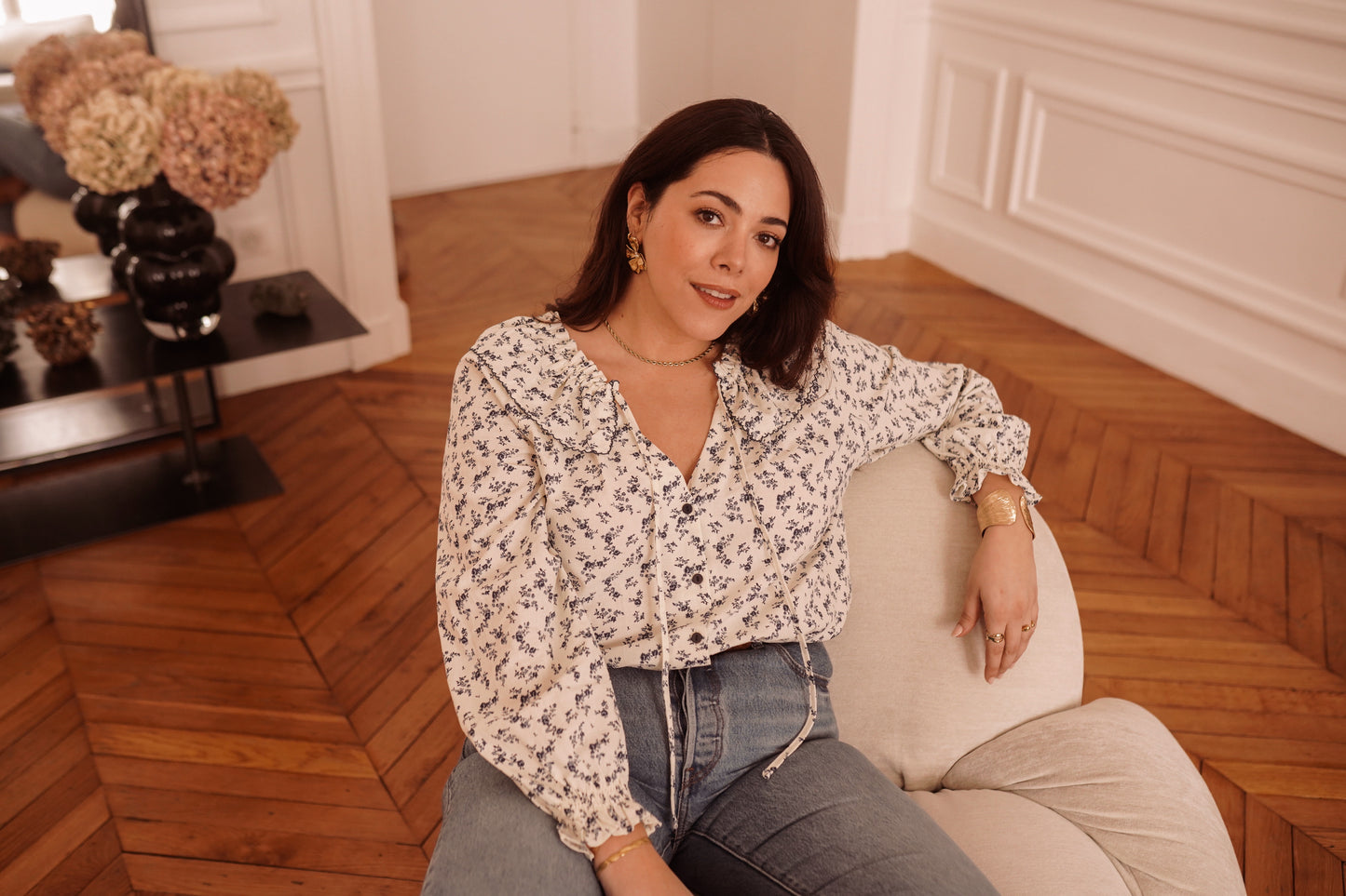 Chemise Fleurs Délicates du 42 au 46