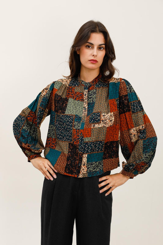 Chemise Patchwork Coton
