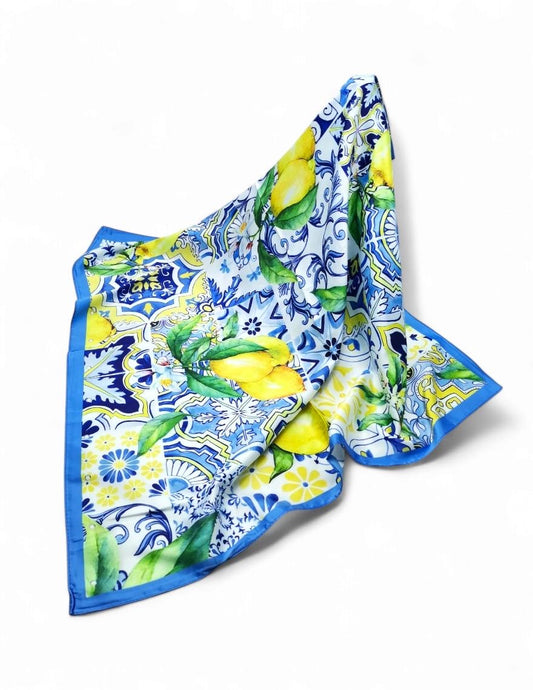 Carré de Foulard "Dolce Limone"