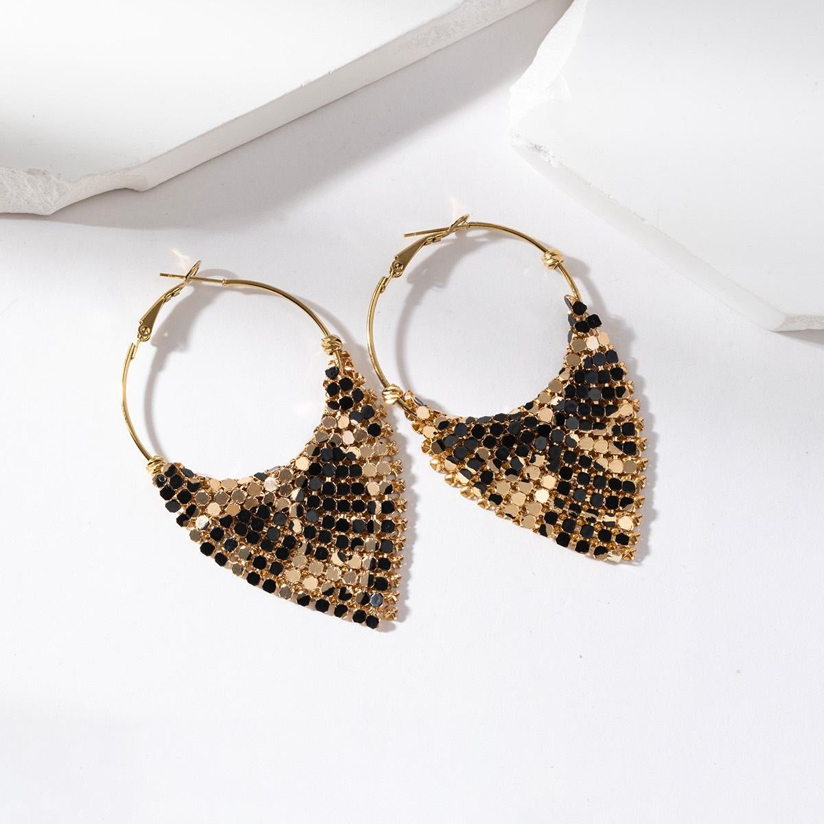 Boucles d'Oreilles Sequins