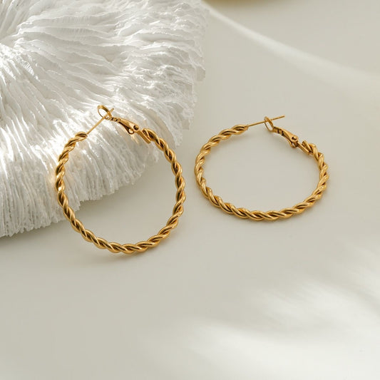 Créoles Torsadées Dorées