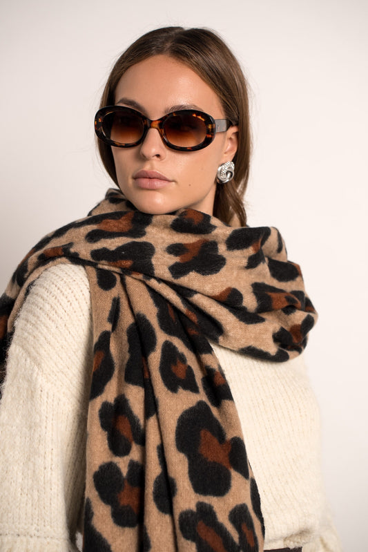 Écharpe Léopard Douce