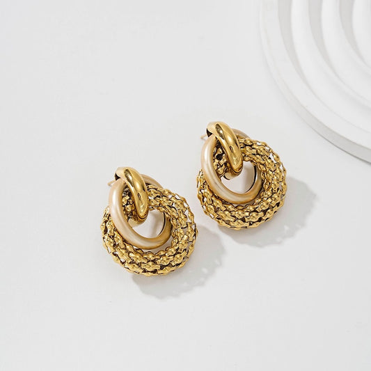 Boucles Anneaux Texturés