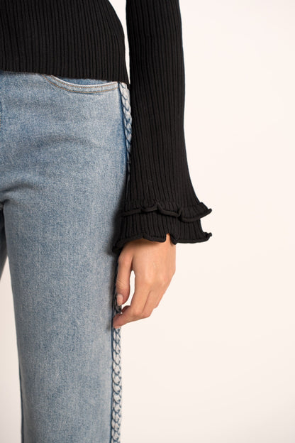 Gilet Noir Chic