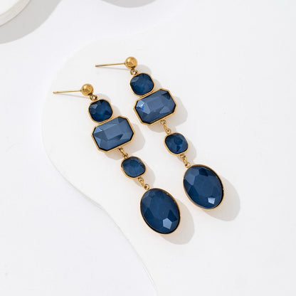 Boucles Pendantes Colorées