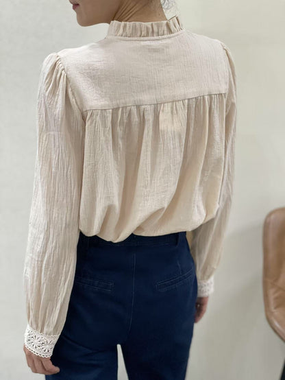 Chemise Féminine Dentelle Bohème