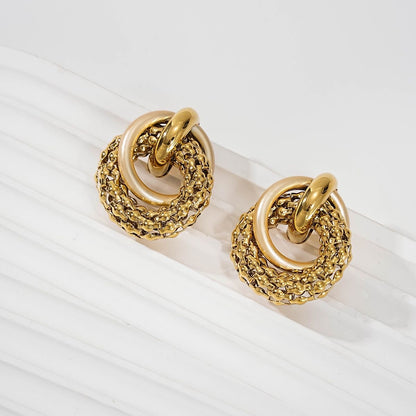 Boucles Anneaux Texturés