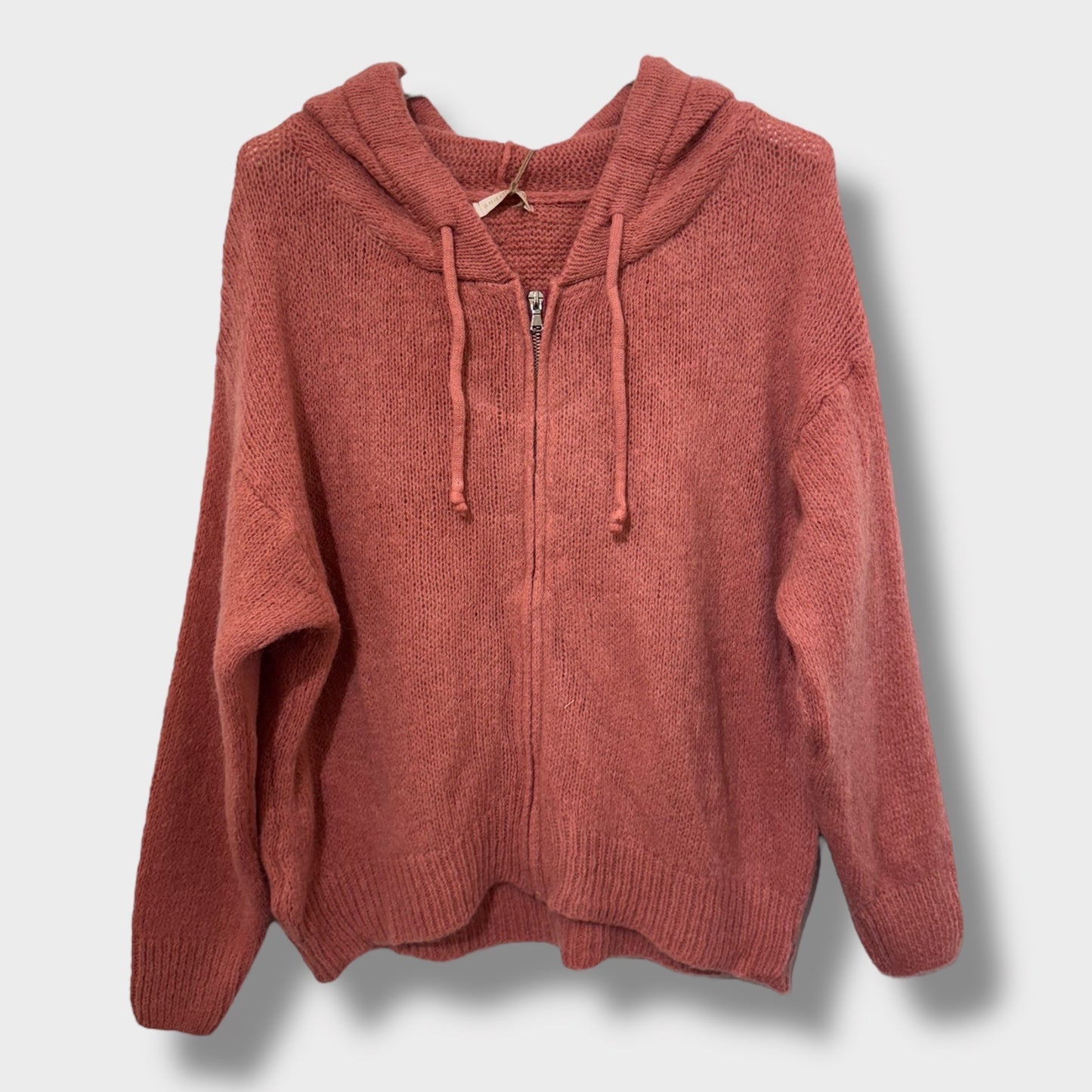 Gilet Capuche Mohair