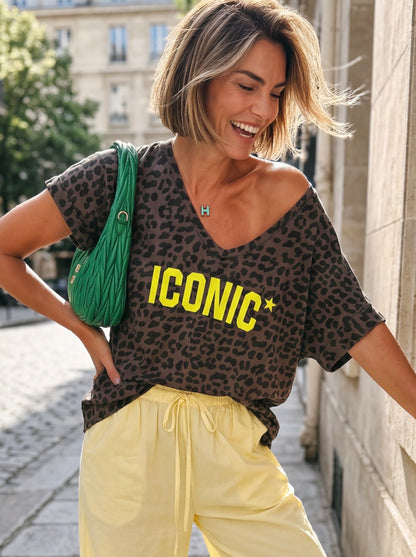 Tee-shirt ICONIC Léopard
