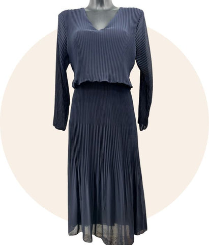 Robe Plissée Unie