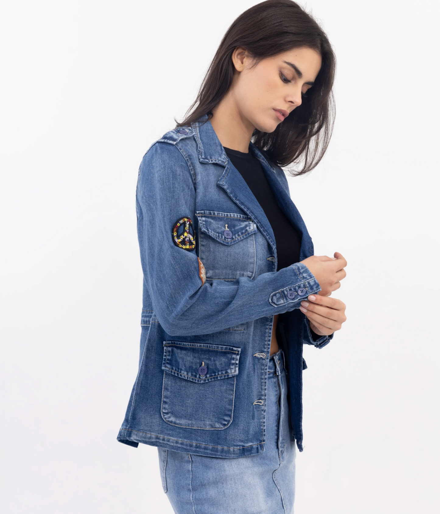 Veste Saharienne en Jean