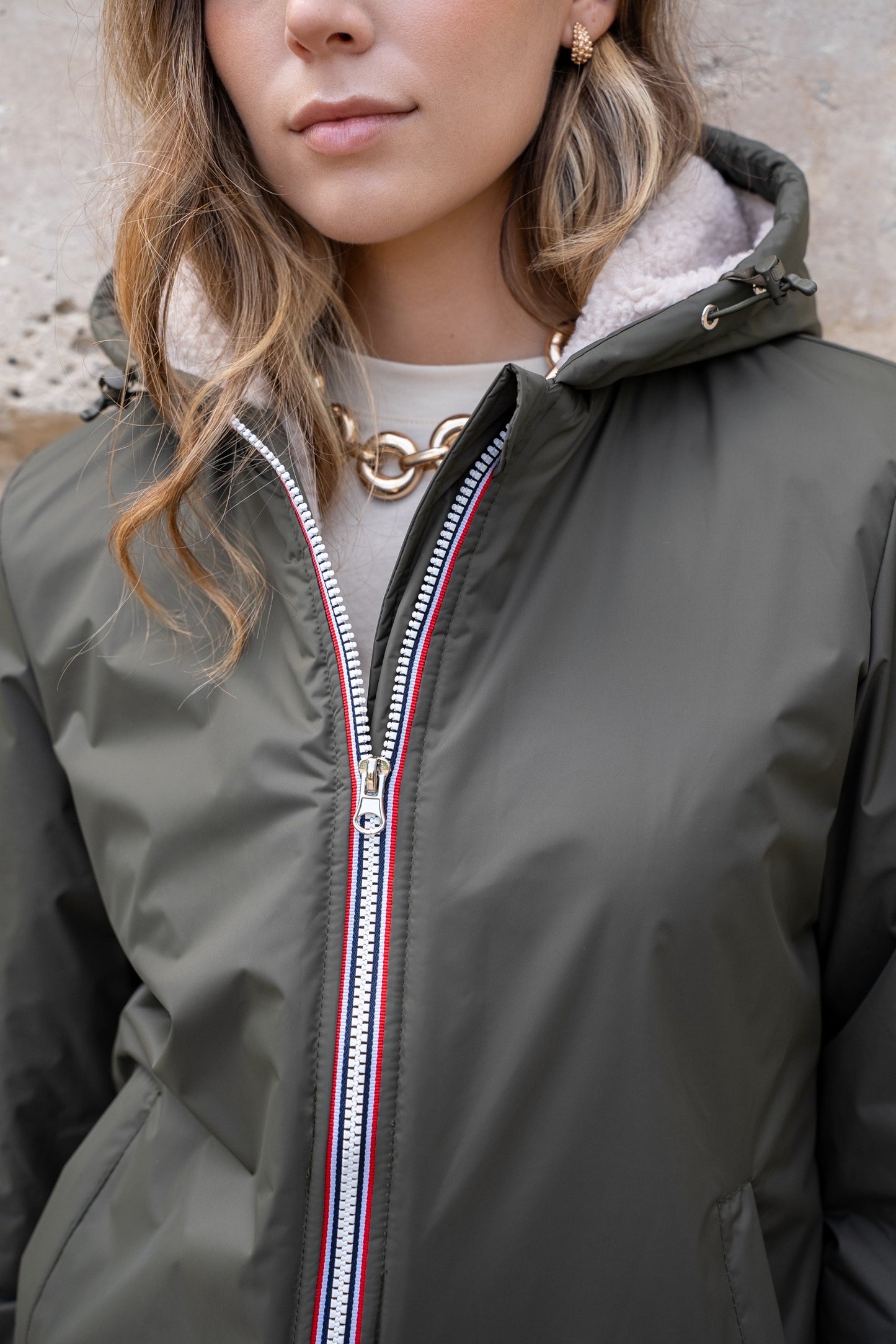 Imperméable Fourré Sherpa Court