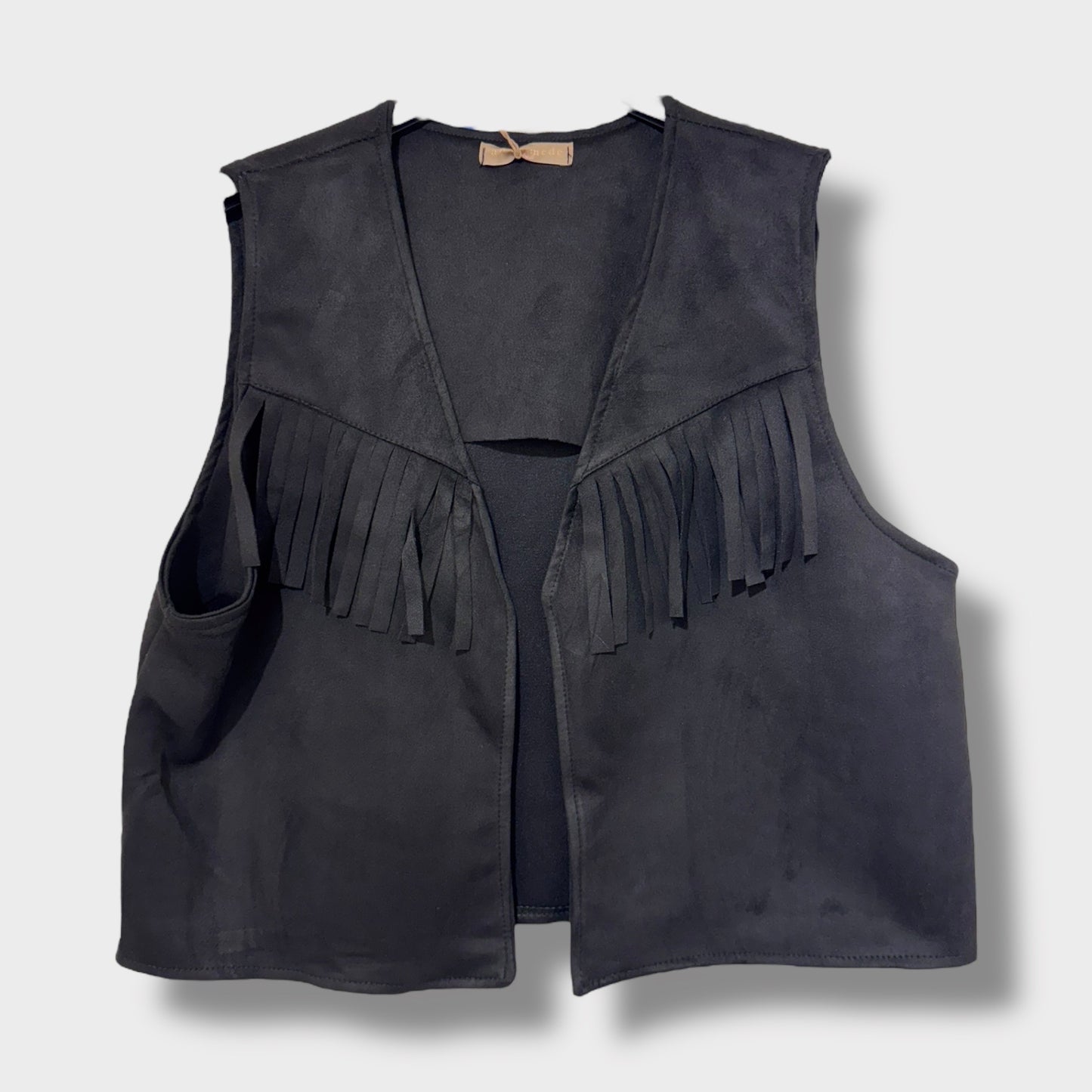 Gilet Franges Bohème