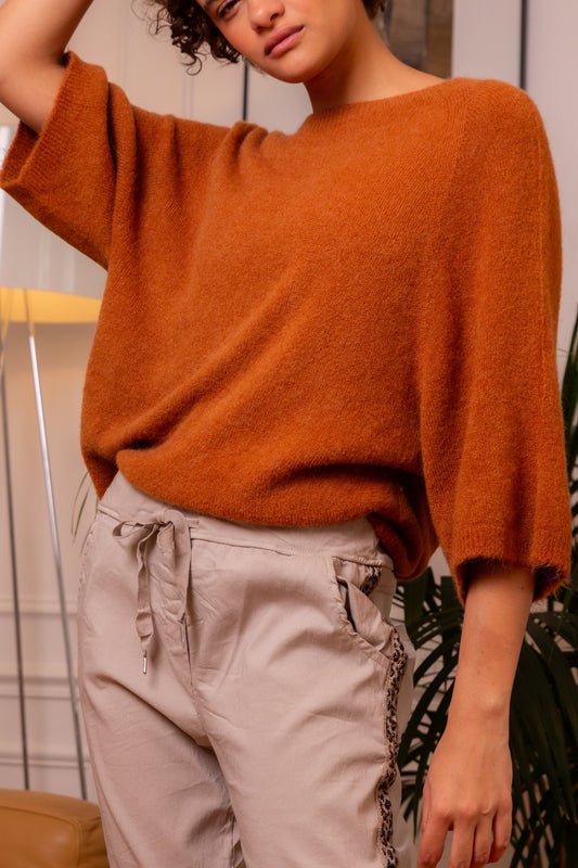 Pull Alpaga Col Rond