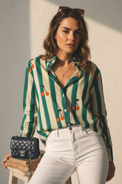 Chemise Rayures Pop