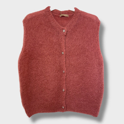 Gilet sans Manches 80% Mohair