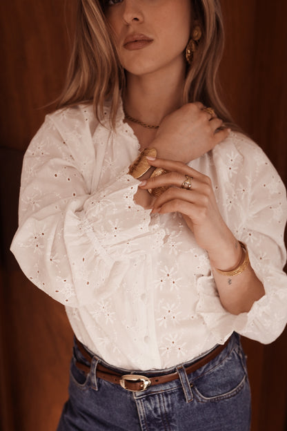 Chemise Blanche Raffinée