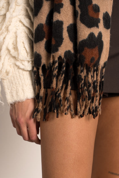 Écharpe Léopard Douce