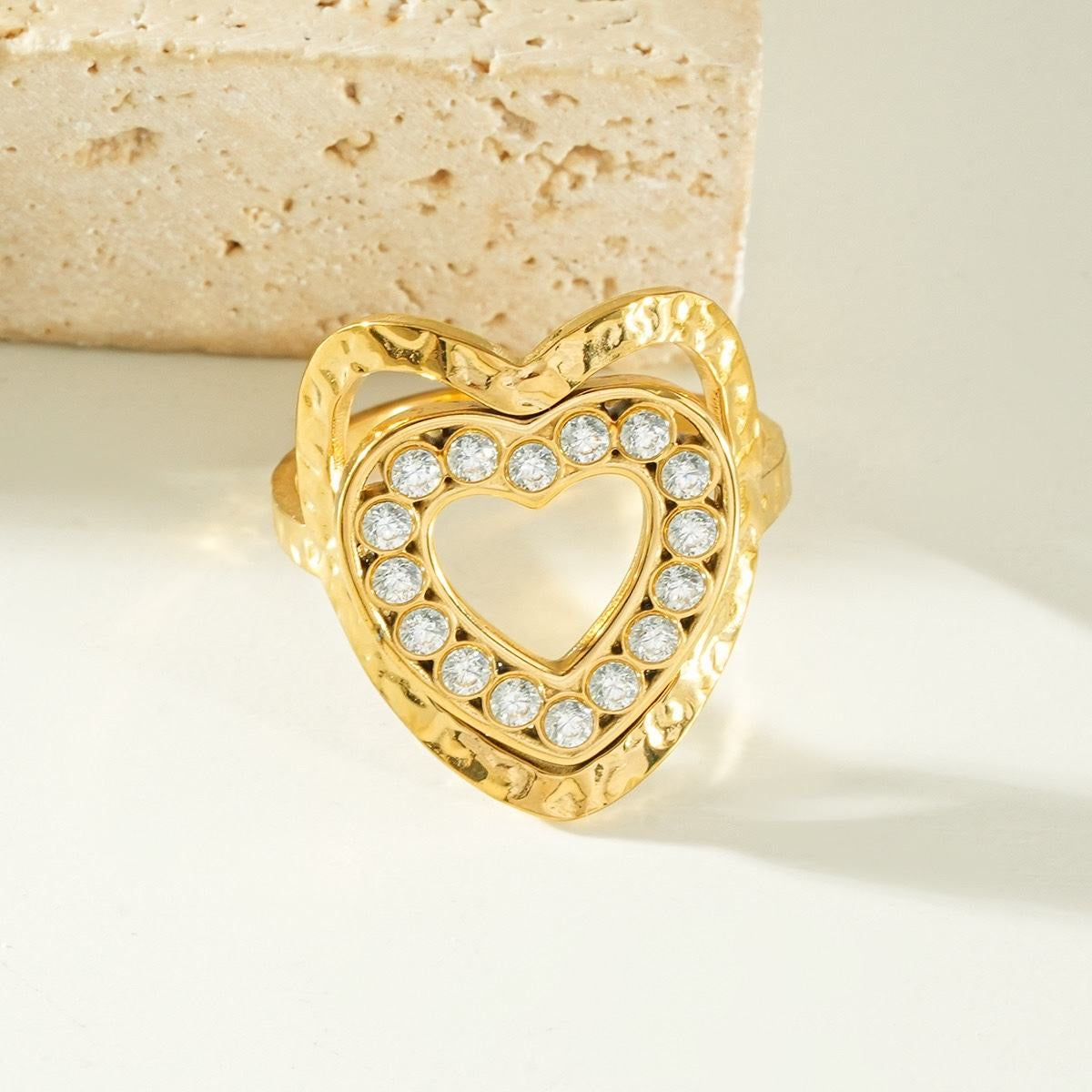 Bague Statement Cœur