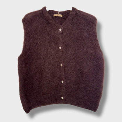 Gilet sans Manches 80% Mohair