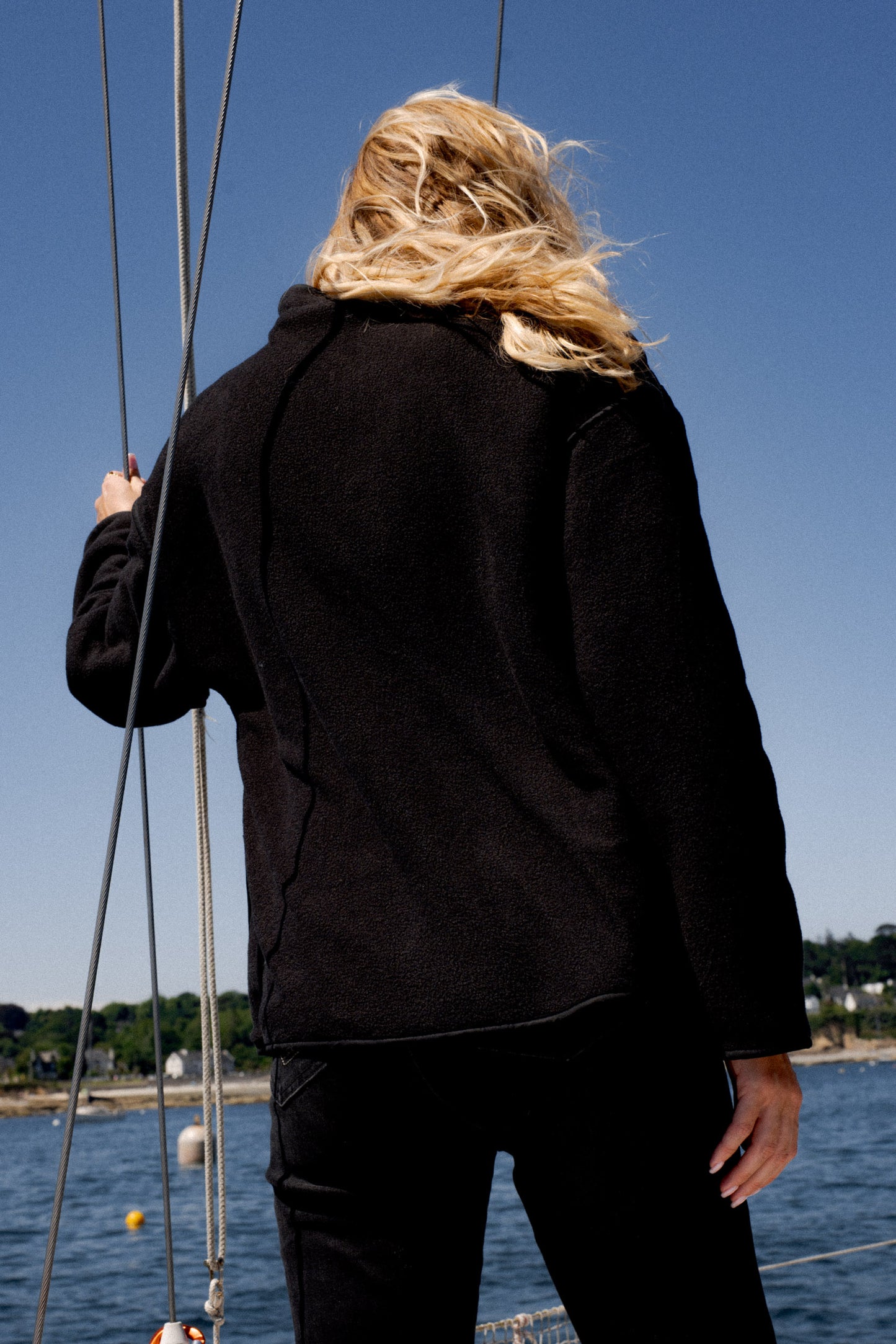 Veste à Motifs Coeurs Réversible